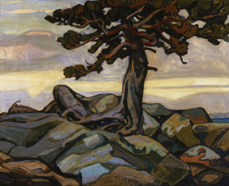 Pine Tree and Rocks, Arthur Lismer